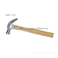 Brithsh type claw hammer with wood handle